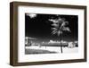 Miami Beach with Life Guard Station - Florida - USA-Philippe Hugonnard-Framed Photographic Print