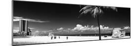 Miami Beach with Life Guard Station - Florida - USA-Philippe Hugonnard-Mounted Photographic Print