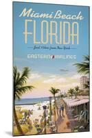 Miami Beach-Kerne Erickson-Mounted Giclee Print