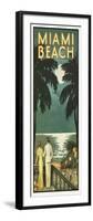 Miami Beach-null-Framed Art Print