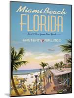 Miami Beach-Kerne Erickson-Mounted Art Print