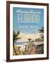 Miami Beach-Kerne Erickson-Framed Art Print