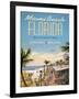 Miami Beach-Kerne Erickson-Framed Art Print