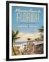 Miami Beach-Kerne Erickson-Framed Art Print