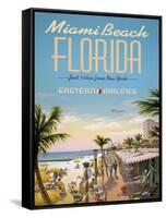 Miami Beach-Kerne Erickson-Framed Stretched Canvas