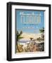 Miami Beach-Kerne Erickson-Framed Art Print