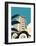 Miami Blank - Dave Thompson Contemporary Travel Print-Dave Thompson-Framed Art Print