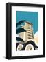 Miami Blank - Dave Thompson Contemporary Travel Print-Dave Thompson-Framed Giclee Print