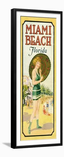 Miami, by the Sea-null-Framed Premium Giclee Print