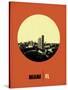 Miami Circle Poster 2-NaxArt-Stretched Canvas