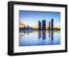 Miami City by Night-vent du sud-Framed Photographic Print