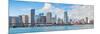 Miami City Skyline Panorama over Sea-Songquan Deng-Mounted Photographic Print