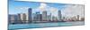 Miami City Skyline Panorama over Sea-Songquan Deng-Mounted Photographic Print