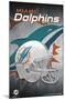 MIAMI DOLPHINS - HELMET 18-null-Mounted Poster