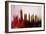 Miami Downtown Skyline-NaxArt-Framed Art Print