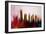 Miami Downtown Skyline-NaxArt-Framed Art Print