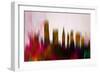 Miami Downtown Skyline-NaxArt-Framed Art Print