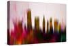 Miami Downtown Skyline-NaxArt-Stretched Canvas