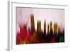 Miami Downtown Skyline-NaxArt-Framed Art Print