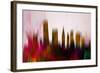 Miami Downtown Skyline-NaxArt-Framed Art Print