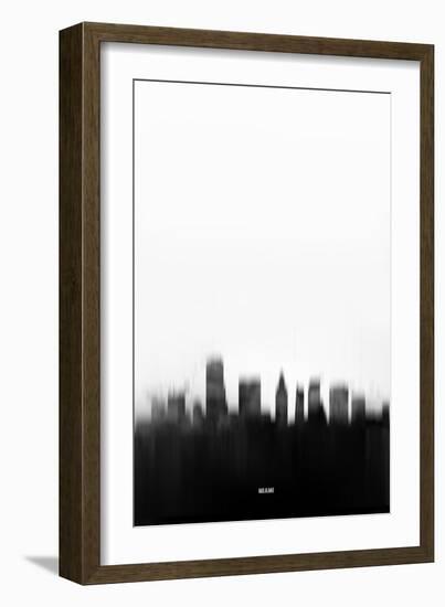 Miami Downtown-NaxArt-Framed Art Print