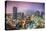 Miami, Florida Aerial View of Downtown.-SeanPavonePhoto-Stretched Canvas