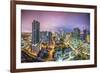 Miami, Florida Aerial View of Downtown.-SeanPavonePhoto-Framed Photographic Print