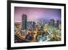 Miami, Florida Aerial View of Downtown.-SeanPavonePhoto-Framed Photographic Print