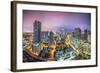 Miami, Florida Aerial View of Downtown.-SeanPavonePhoto-Framed Photographic Print