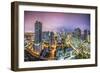 Miami, Florida Aerial View of Downtown.-SeanPavonePhoto-Framed Photographic Print