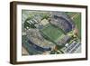 Miami, Florida - Aerial View of the Orange Bowl-Lantern Press-Framed Art Print