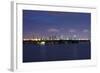 Miami , Florida: Downtown Miami at Night-Brad Beck-Framed Photographic Print