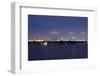 Miami , Florida: Downtown Miami at Night-Brad Beck-Framed Photographic Print