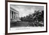 Miami, Florida - Hotel Royal Palm Garden Scene-Lantern Press-Framed Art Print