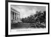 Miami, Florida - Hotel Royal Palm Garden Scene-Lantern Press-Framed Art Print