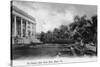 Miami, Florida - Hotel Royal Palm Garden Scene-Lantern Press-Stretched Canvas