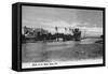 Miami, Florida - Mouth of the Miami River Scene-Lantern Press-Framed Stretched Canvas