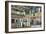 Miami, Florida - Pan-American Airways Terminal Interior View-Lantern Press-Framed Art Print