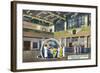 Miami, Florida - Pan-American Airways Terminal Interior View-Lantern Press-Framed Art Print