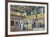 Miami, Florida - Pan-American Airways Terminal Interior View-Lantern Press-Framed Premium Giclee Print