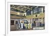 Miami, Florida - Pan-American Airways Terminal Interior View-Lantern Press-Framed Art Print