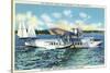 Miami, Florida - Pan American Flying Clipper Leaving for South America-Lantern Press-Stretched Canvas