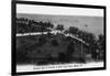 Miami, Florida - Royal Palm Hotel Grounds and Biscayne Bay View-Lantern Press-Framed Art Print