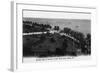 Miami, Florida - Royal Palm Hotel Grounds and Biscayne Bay View-Lantern Press-Framed Art Print