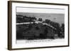 Miami, Florida - Royal Palm Hotel Grounds and Biscayne Bay View-Lantern Press-Framed Art Print