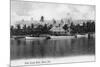 Miami, Florida - Royal Palm Hotel View from Water-Lantern Press-Mounted Art Print