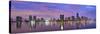 Miami, Florida Skyline at Biscayne Bay.-SeanPavonePhoto-Stretched Canvas