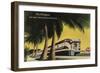 Miami, Florida - The Champion Railroad, to New York City-Lantern Press-Framed Art Print