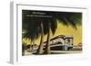 Miami, Florida - The Champion Railroad, to New York City-Lantern Press-Framed Art Print