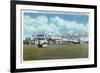 Miami, Florida - Tractor Hauling a Pan American Clipper-Lantern Press-Framed Art Print